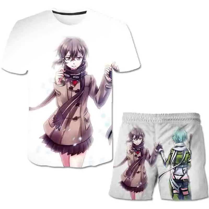 Detské Anime 3d Tlač Cartoon T-shirt Vyhovovali Chlapcov A Dievčatá Fashion T-shirt Deti Harajuku detské Oblečenie