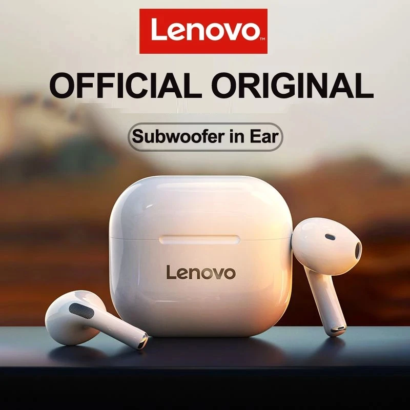 Originálne Lenovo LP40 bezdrôtové slúchadlá TWS Bluetooth Slúchadlá Touch Ovládania Športové Headset Stereo Slúchadlá Pre váš Telefón Android