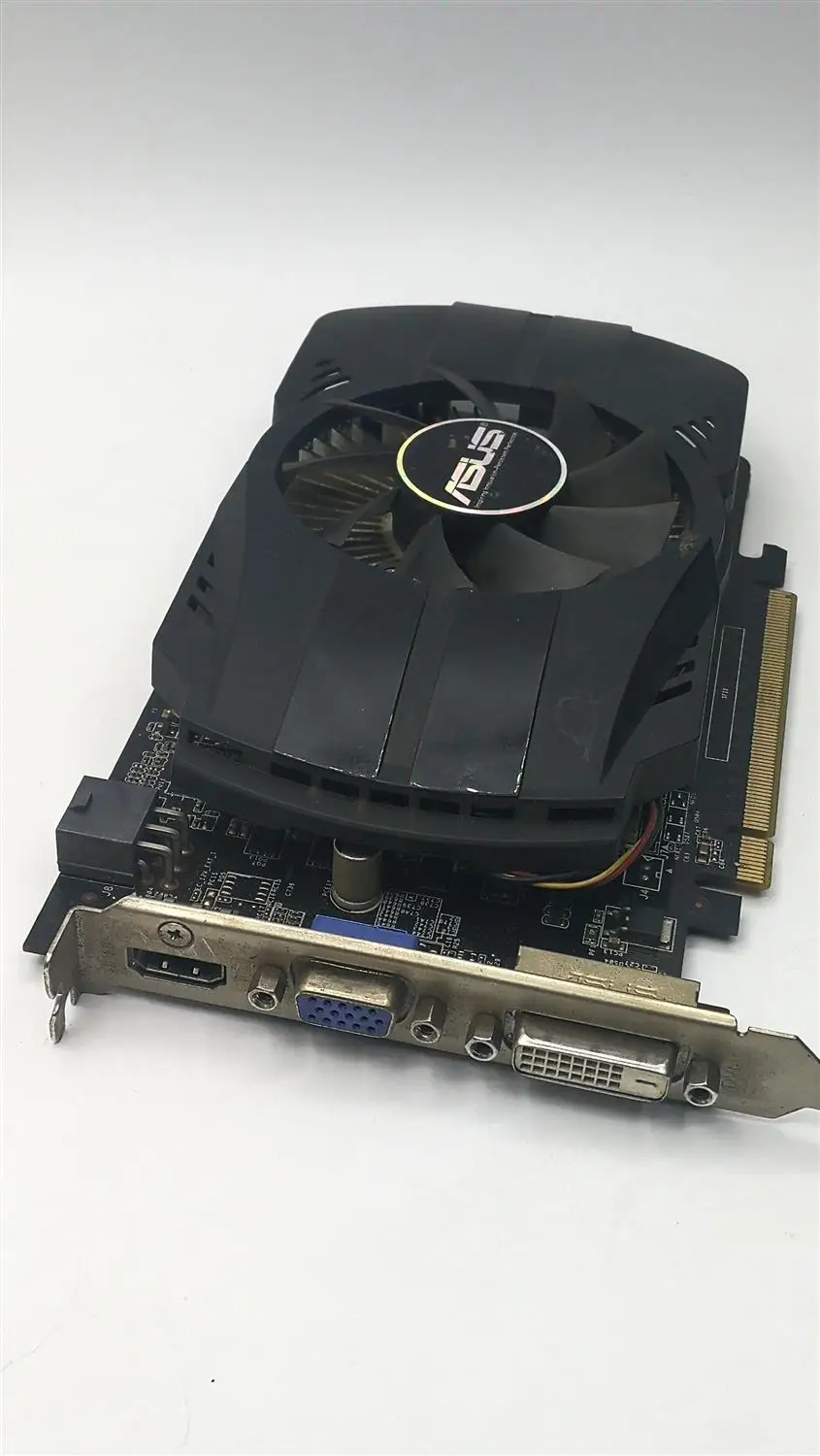 Používané,pôvodná ASUS GTX 650 GPU grafická karta 1GB GDDR5 128BIT VGA Karta nVIDIA PC herný Silnejšie ako GT630 ,GT730