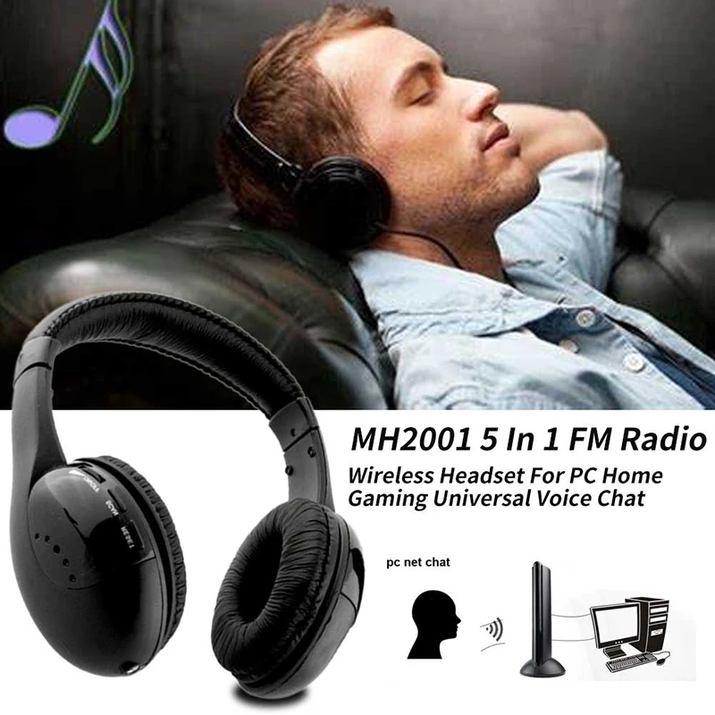Hlava-montáž Bezdrôtového pripojenia Bluetooth-kompatibilné Slúchadlá Zníženie Hluku Hudby Slúchadlá HD Voice Chat Mic Headset Podporuje FM