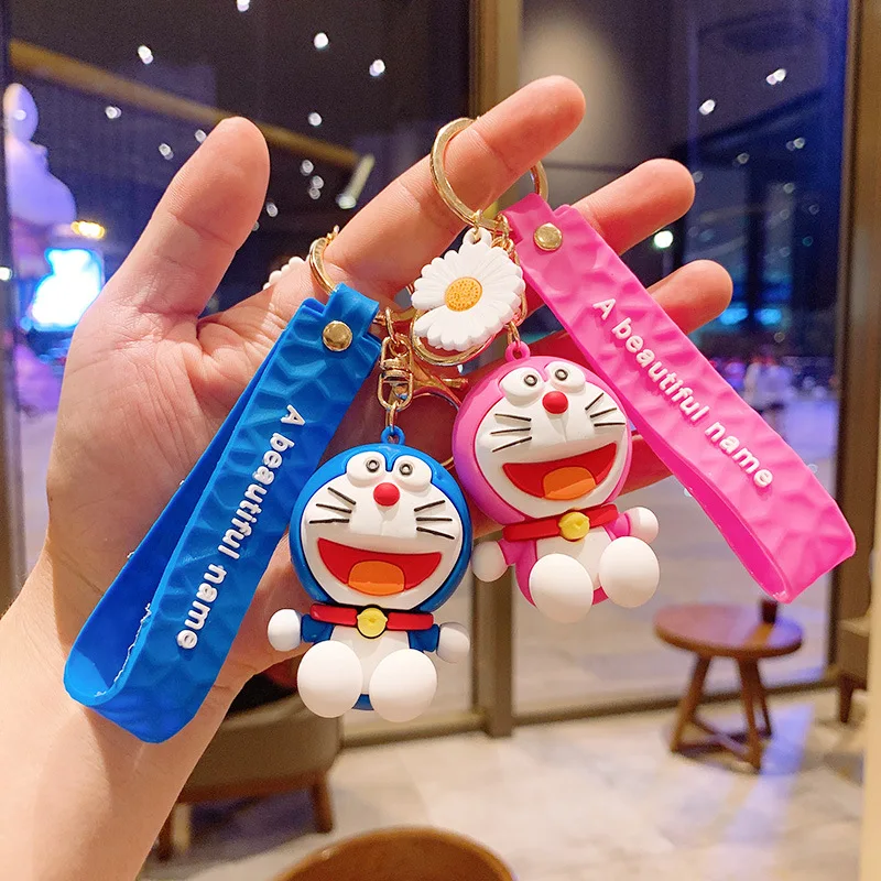 Doraemon Darom Lásky Cartoon Keychain Taška Prívesok Hračky Pre Dievčatá Auto Nezávislá Zvierat Bábiky Kawaii Baby Hračky, Kreslené Postavičky