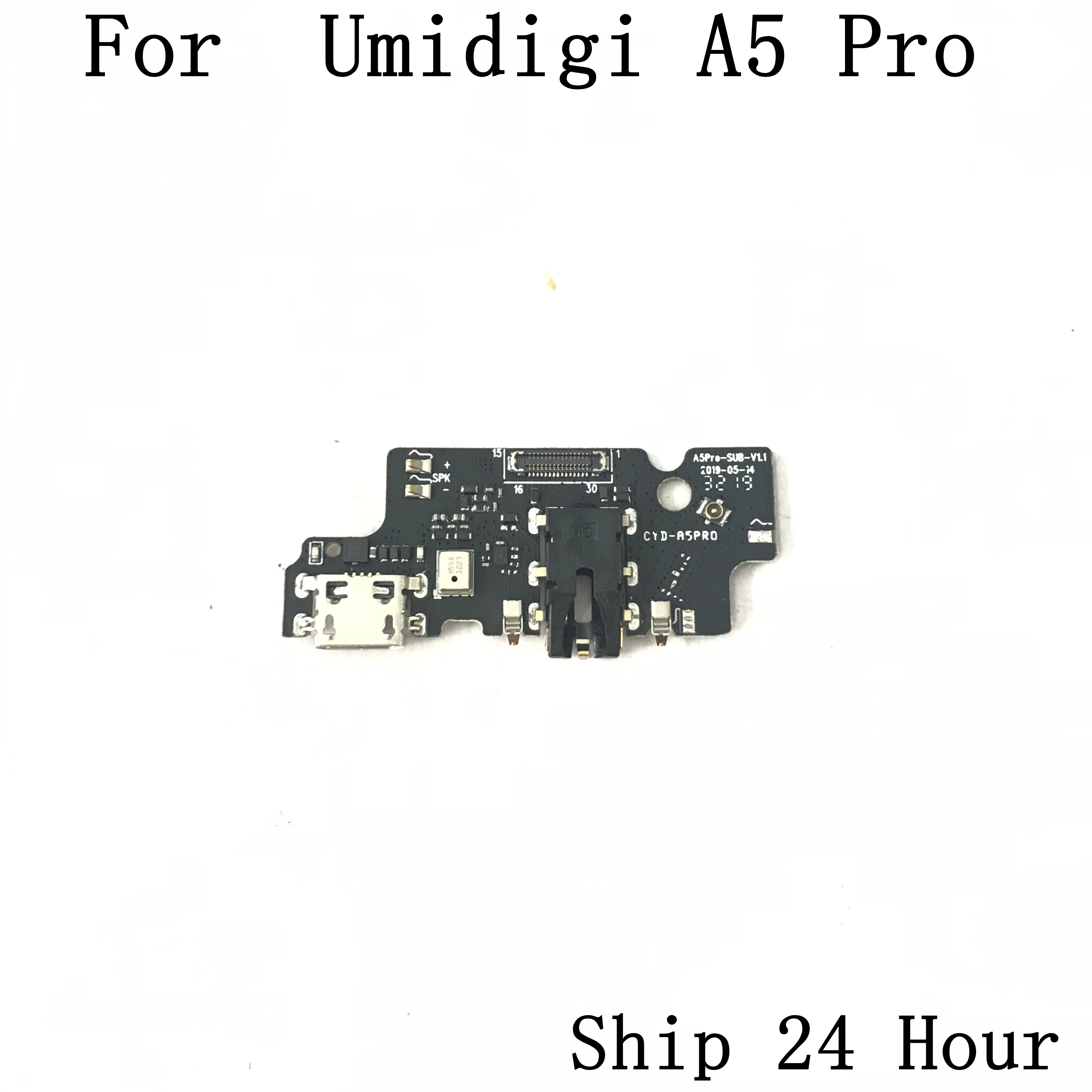 Pôvodné Umidigi A5 Pro USB Nabíjanie Doska + Slúchadlá Pre Umidigi A5 Pro na Opravu Upevňovacie Časti Nahradenie Doprava Zadarmo