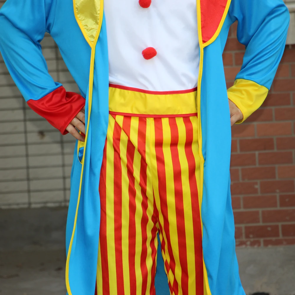 Halloween Kostýmy Pre Dospelých Mužov Klobúk Príslušenstvo Úplné Súbory Zábavné Cirkusové Klaun Kostým Naughty Joker Šašo Fantázie Cosplay Zdobiť