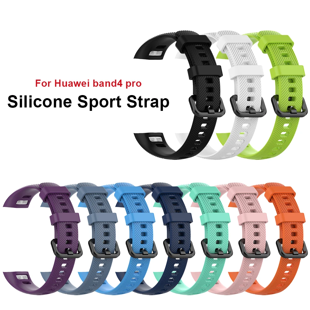 Silikónový Pásik na Zápästie Sledovať Pásmo pre Huawei Band 4 Pro/3 Pro Sport Popruh Náramok smart hodinky Band Náramok Smart Príslušenstvo