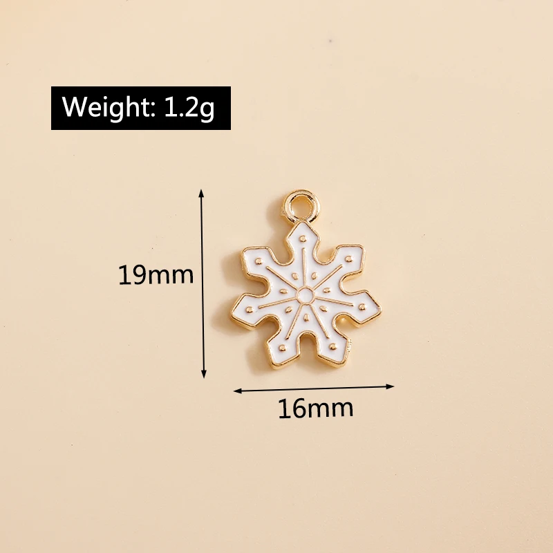 10pcs 16*19 mm Skloviny Snowflake zobrazili kľúčové tlačidlá pre Náramky, Prívesky, Náušnice, Takže HOBBY Ručné Remeselné Príslušenstvo Šperky