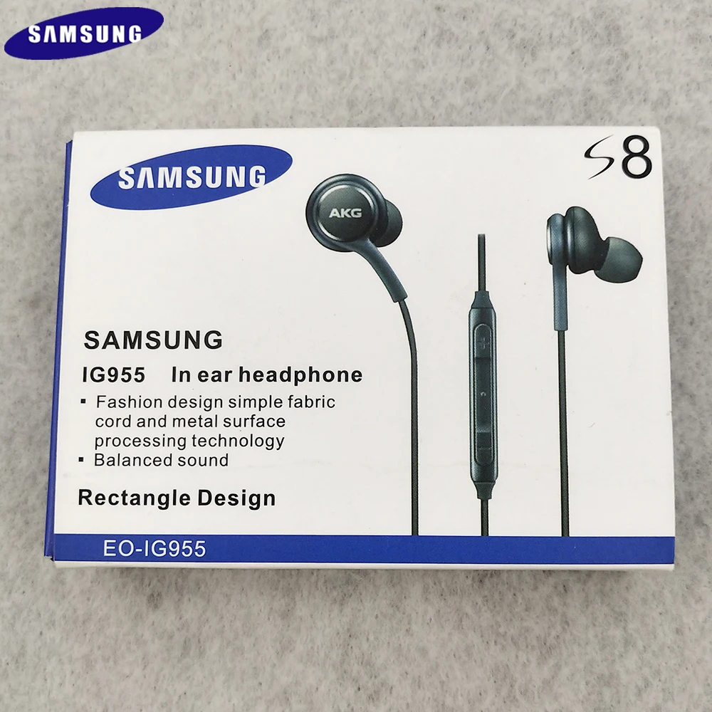 Samsung S8 S9 S10 Plus Poznámka 8 9 Slúchadlá AKG EO IG955 3,5 mm In-ear Káblové Mic Ovládanie Hlasitosti Headsetu Pre Samsung Galaxy A30S A70